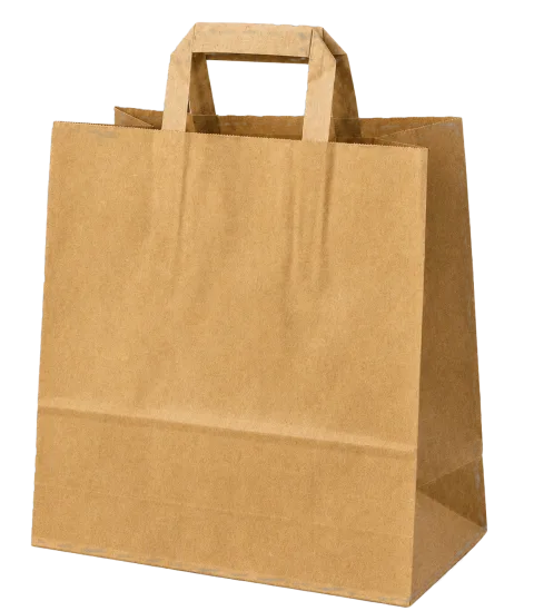 Papiertragetasche braun