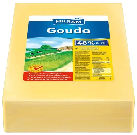 Milram Gouda 48 % (ca. 15kg-Block)