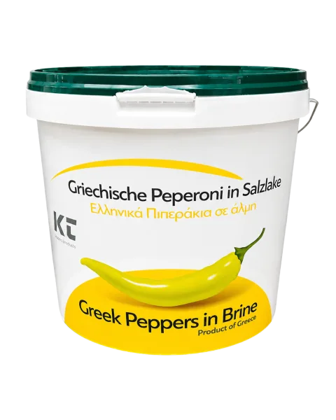 Griechische Peperoni in Salzlake 10 kg